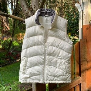 Lands End Zip Up Down Women’s Vest